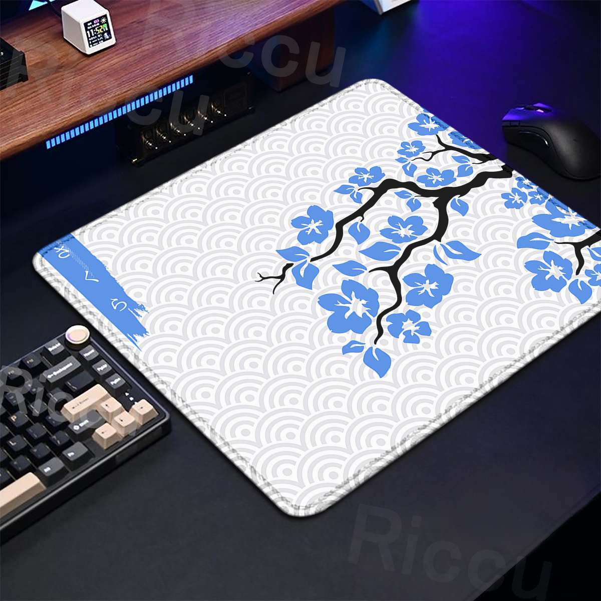 Purple Sakura Table Pad Gaming - Tradescantia Purple บทวิจารณ์และราคา