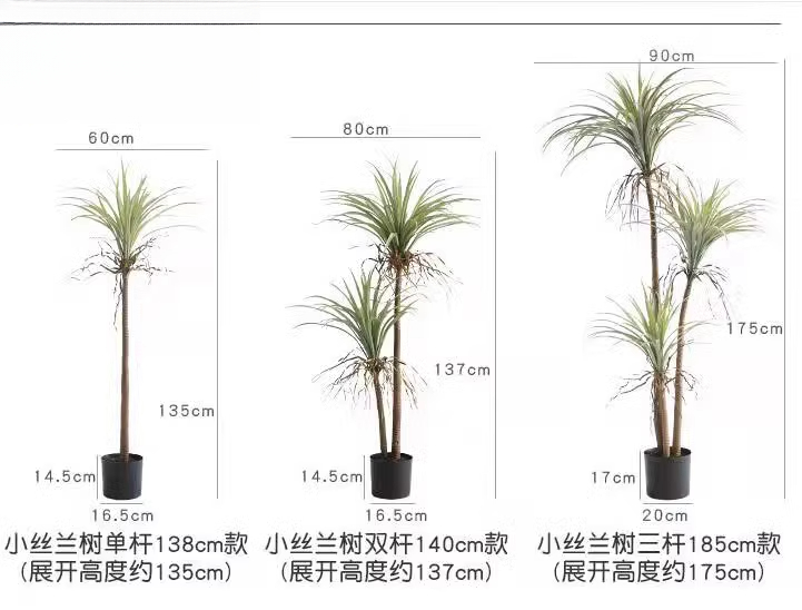 Dragon Blood Yucca Artificial  - Dracaena Marginata บทวิจารณ์และราคา