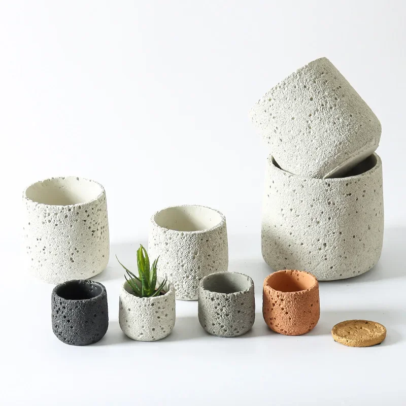 Nordic cement flowerpot simple - Echeveria Succulent บทวิจารณ์และราคา