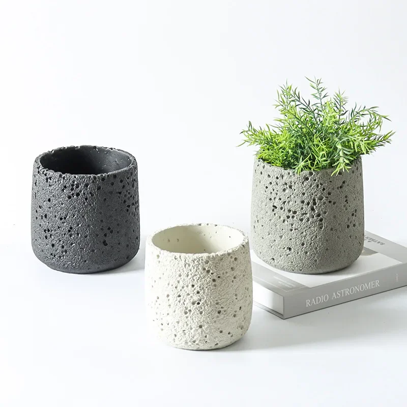 Nordic cement flowerpot simple - Echeveria Succulent บทวิจารณ์และราคา
