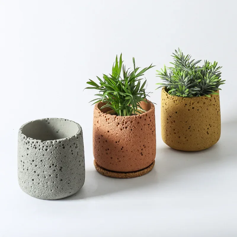 Nordic cement flowerpot simple - Echeveria Succulent บทวิจารณ์และราคา