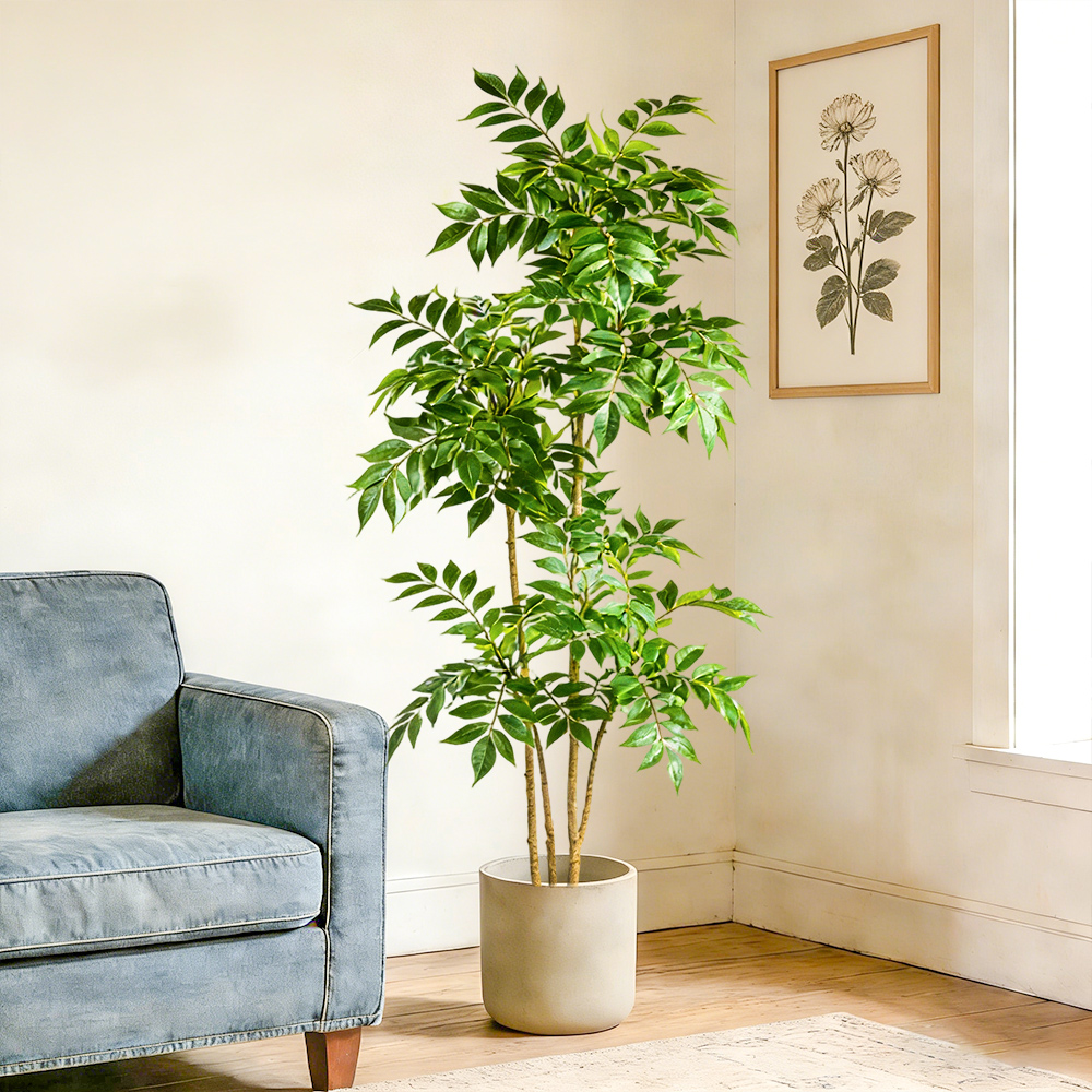 76-140cm Artificial Rubber Tre - Dracaena Marginata บทวิจารณ์และราคา