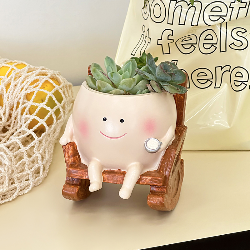 Stylish Cute Cartoon Ghost Res - Echeveria Succulent บทวิจารณ์และราคา