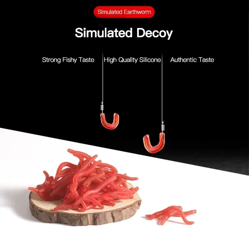 Lifelike Red Worm Soft Lure Ea - Aglaonema Red บทวิจารณ์และราคา