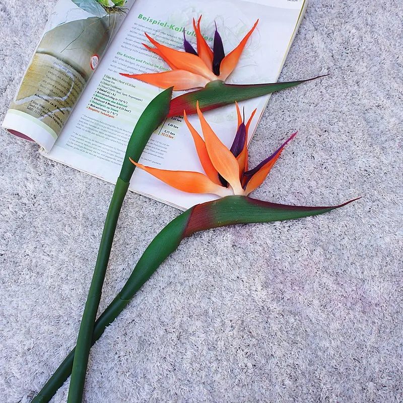 80CM artificial real touch flo - Bird Paradise Strelitzia บทวิจารณ์และราคา