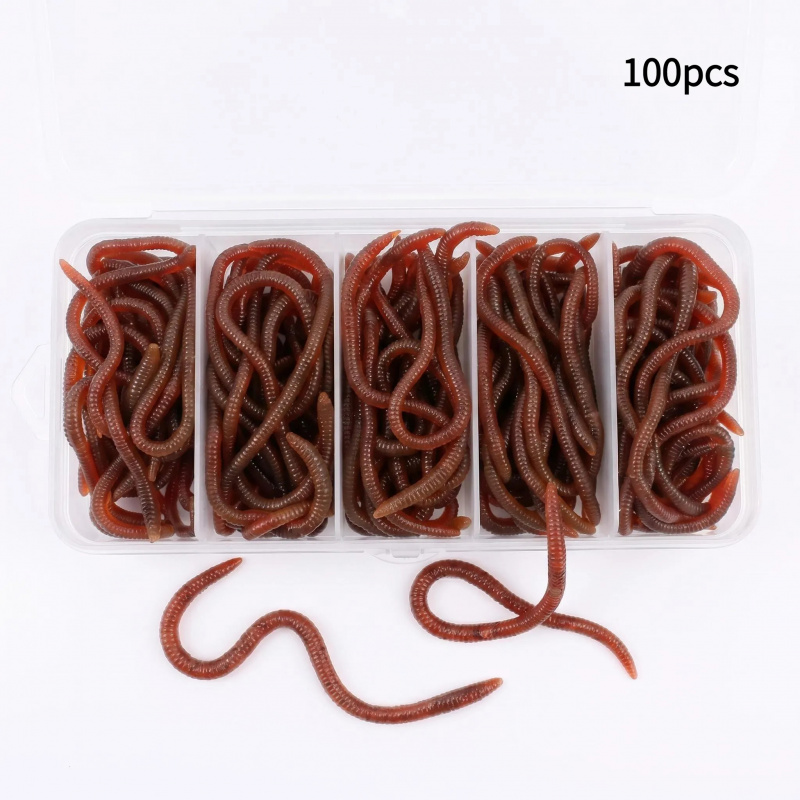 100pcs Soft Lure Bass Bream Bl - Aglaonema Red บทวิจารณ์และราคา