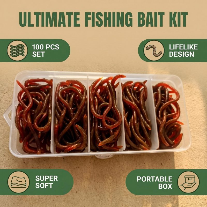 100pcs Soft Lure Bass Bream Bl - Aglaonema Red บทวิจารณ์และราคา