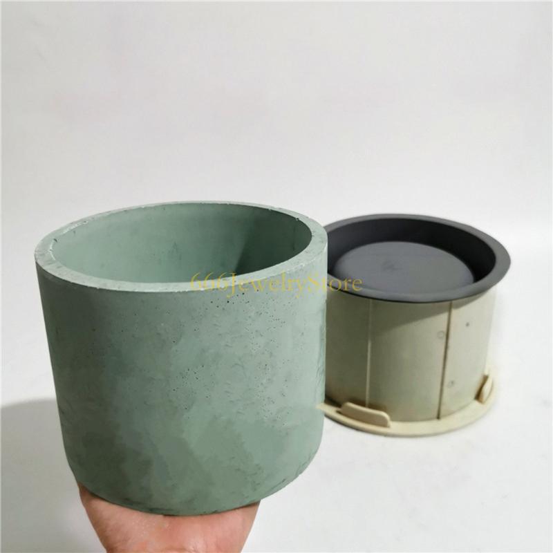 F2TD Large Round Concrete Flow - Echeveria Succulent บทวิจารณ์และราคา