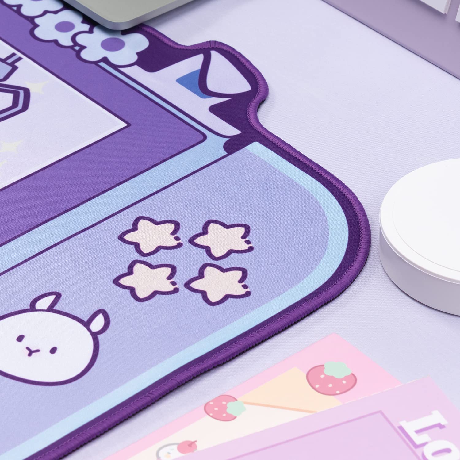 Large Kawaii Gaming Mouse Pad  - Tradescantia Purple บทวิจารณ์และราคา