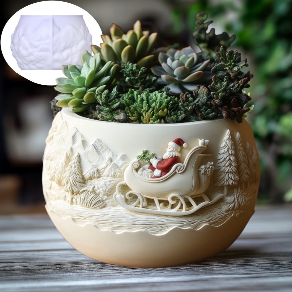 Cedar Sled Santa Claus Relief  - Echeveria Succulent บทวิจารณ์และราคา