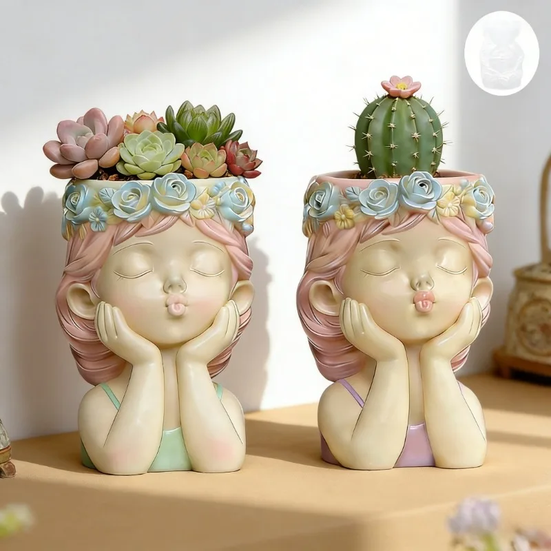 Pouting Girl With Flower Crown - Echeveria Succulent บทวิจารณ์และราคา