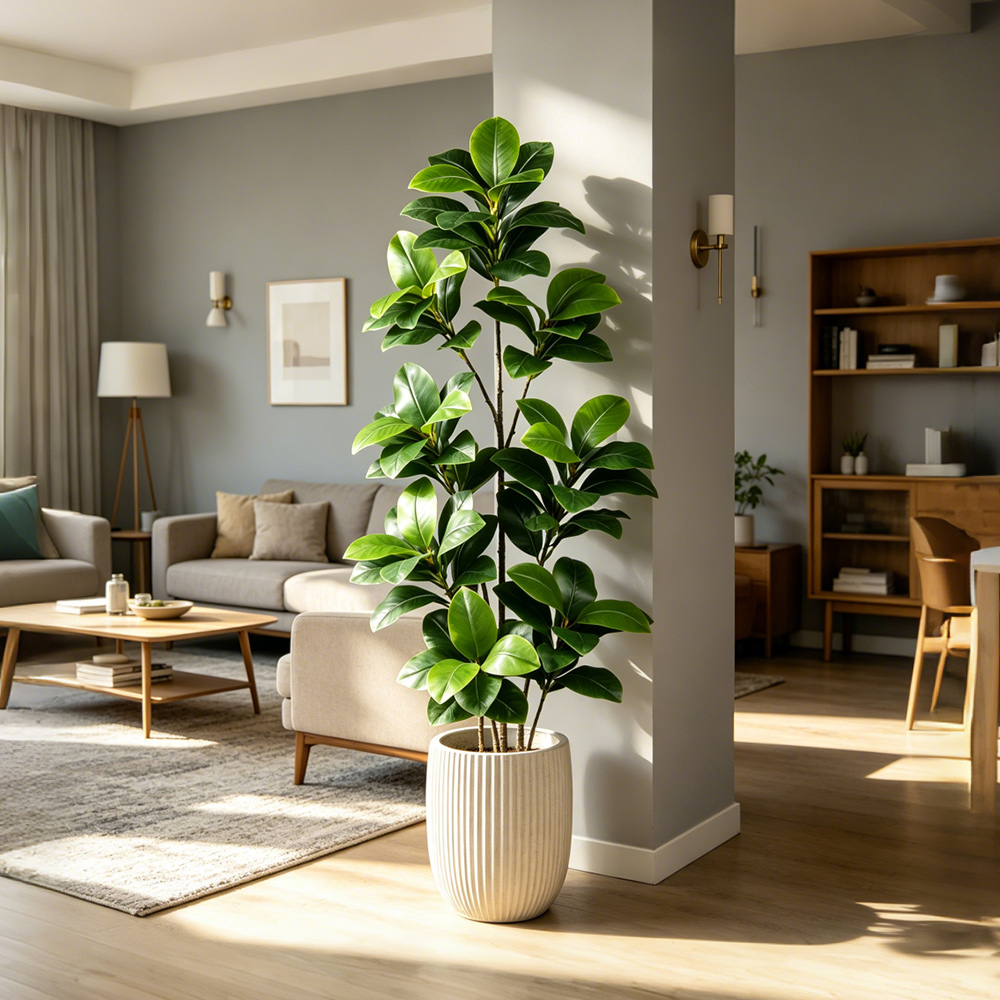 74-140cm Large Artificial Bany - Ficus Lyrata Tree บทวิจารณ์และราคา
