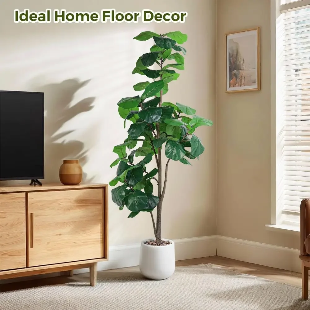 Artificial Large Ficus Lyrata  - Ficus Lyrata Tree บทวิจารณ์และราคา