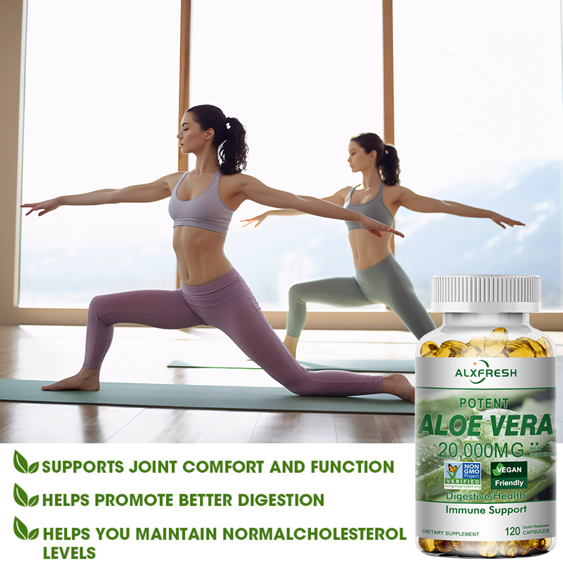 Aloe Vera Capsules Improve Dig - Aloe Vera Pot บทวิจารณ์และราคา