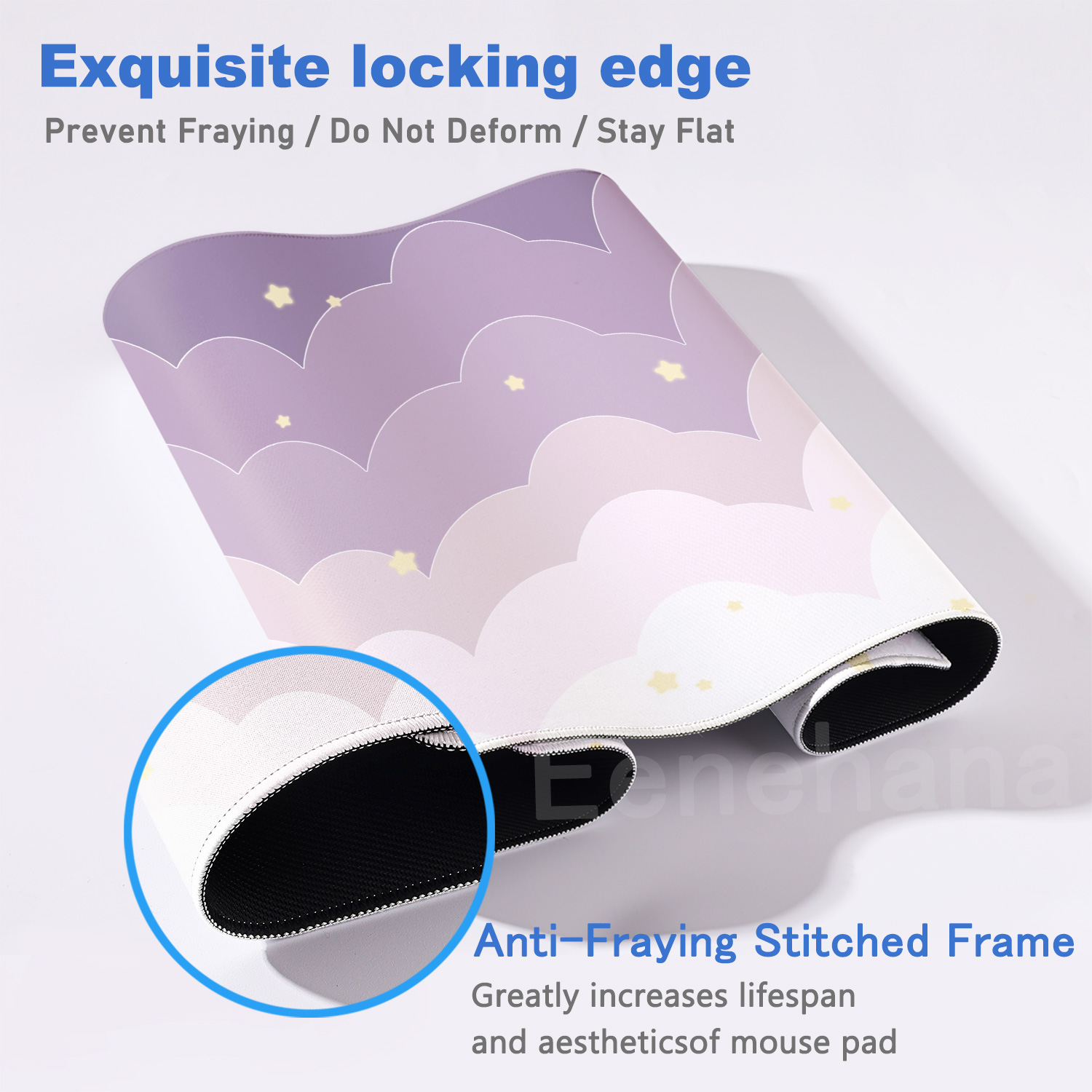Light Blue Pink Clouds Desk Ma - Tradescantia Purple บทวิจารณ์และราคา