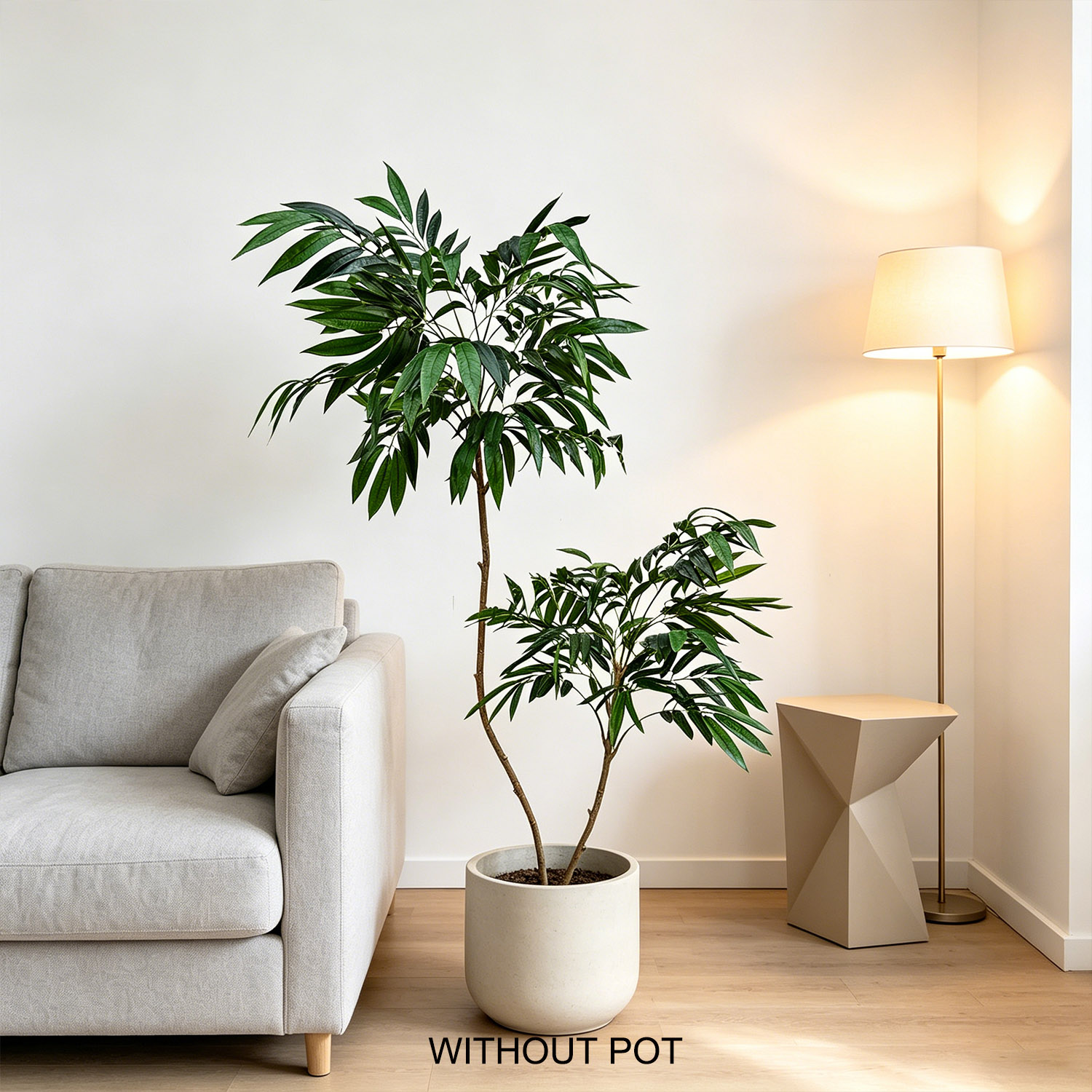 65-210cm/6.9ft Artificial Will - Ficus Lyrata Tree บทวิจารณ์และราคา